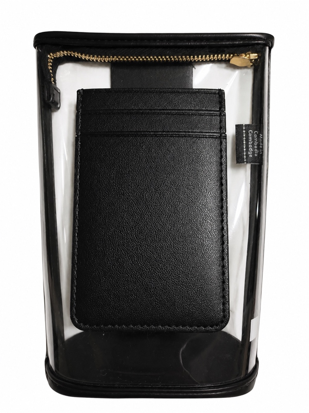 kate spade New York Clear Crossbody Phone Bag - Black - Picture 2 of 4
